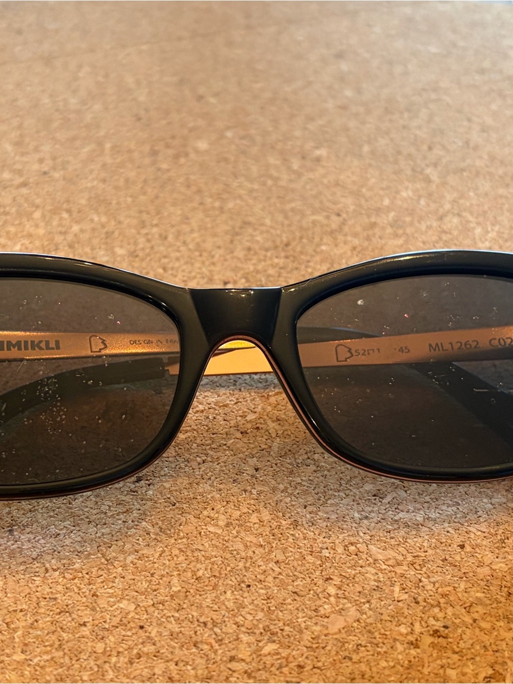 MIKLI Black Menโs Sunglasses โ Sleek Rectangular Design